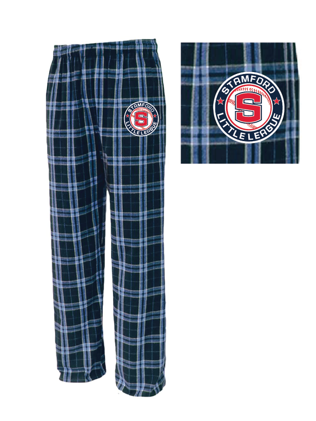 Flannel PJ Pant- Youth & Adult - Navy/Red