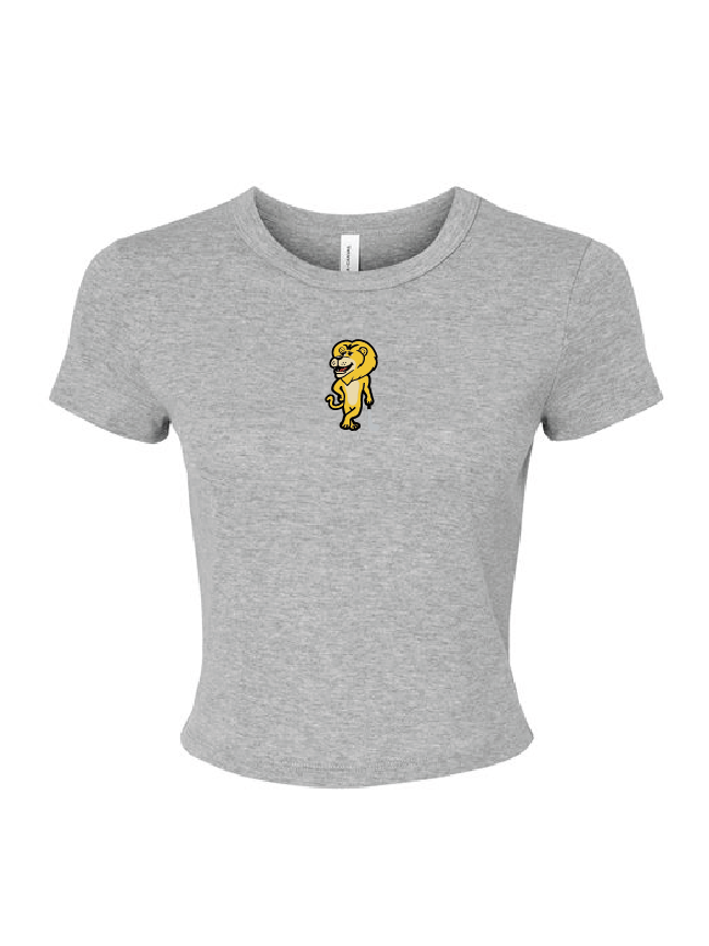 Milbrook - Lipon Mascot -  Women's Baby T - Sports Grey