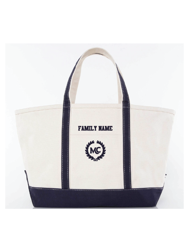 Milbrook - Large Canvas Boater Tote
