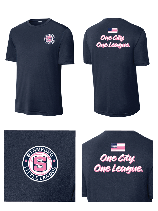 Performance T - F/B (Youth & Adult) - Navy PINK!