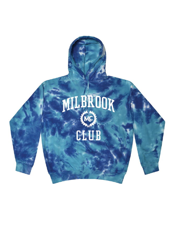 Milbrook - Tie Dyed Hoodie - Multi Blue