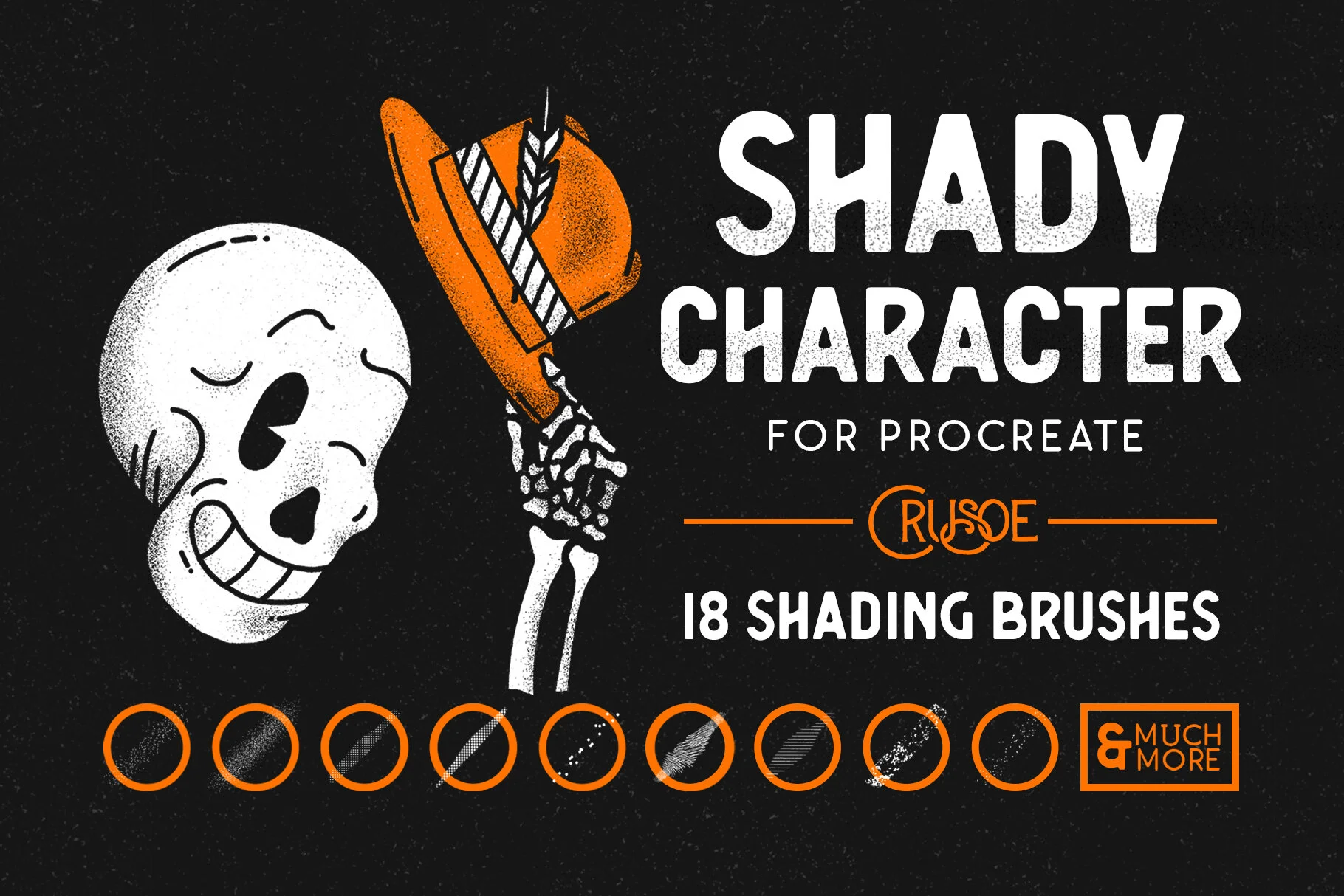 Procreate Brushes: Shady Character Brush Set
