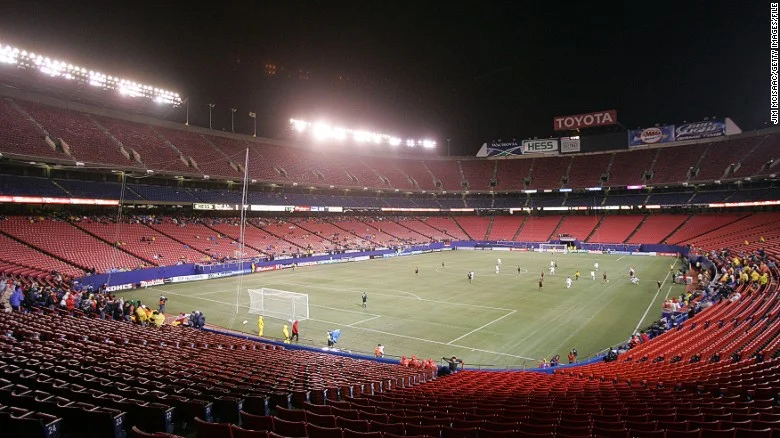 Giants Stadium was a lousy place to see a soccer match