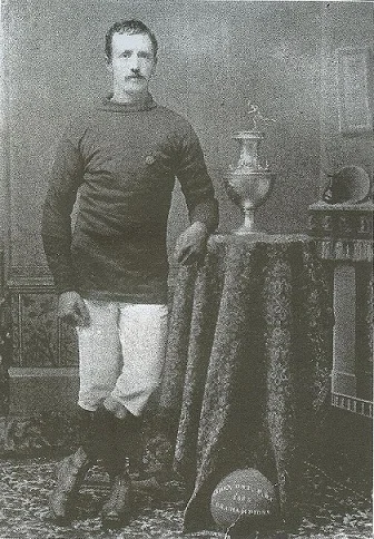O.N.T. captain and manager Harry Holden with the trophy