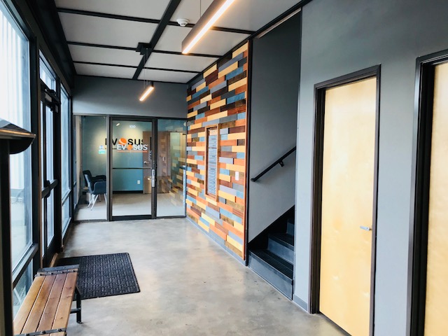 Remodeled Building Entryway.