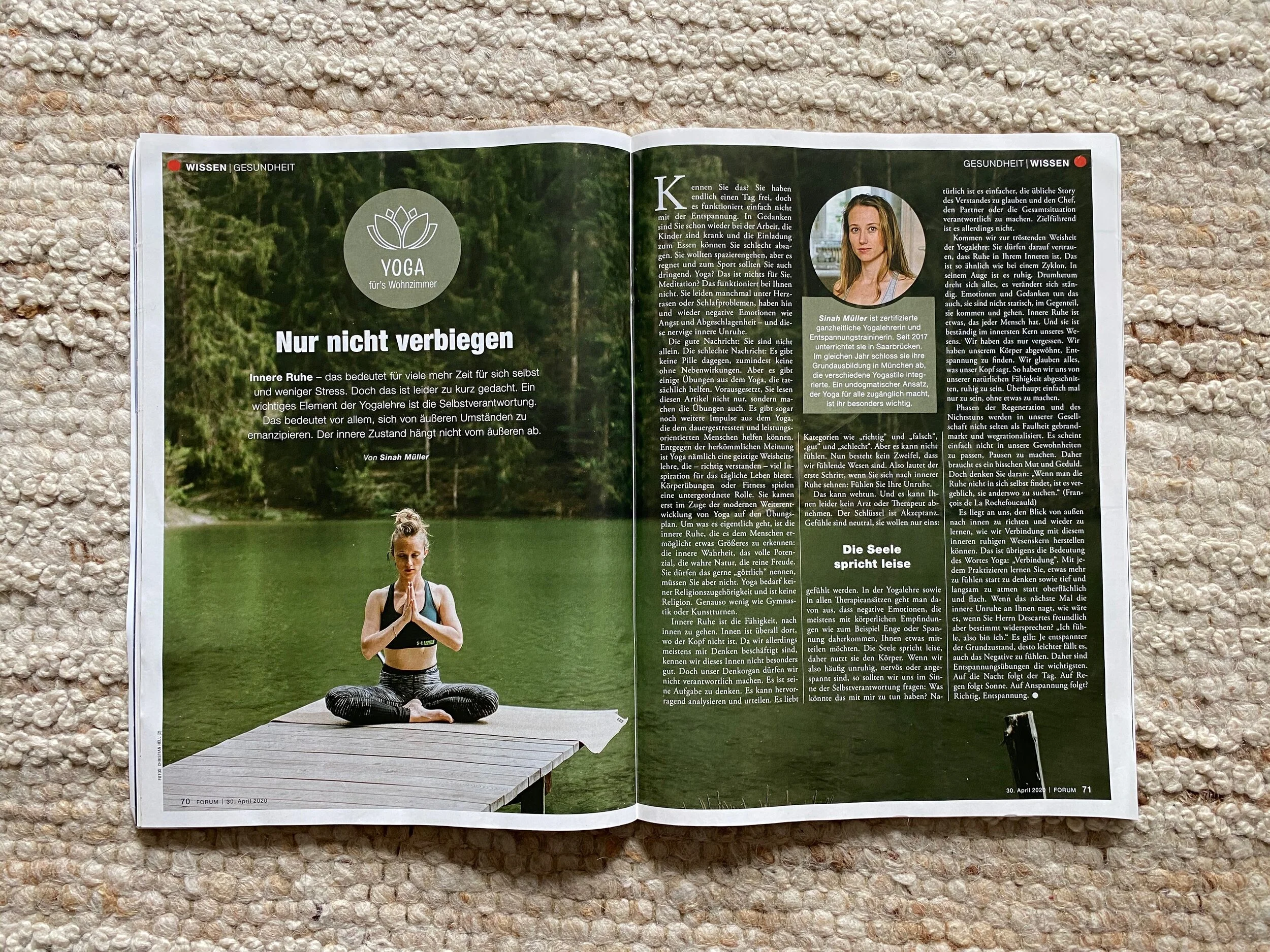FORUM MAGAZIN: Yoga Serie 1/6