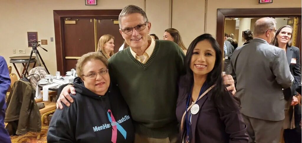 Honored to meet Michael Kovarik, Male Breast Cancer Advocate