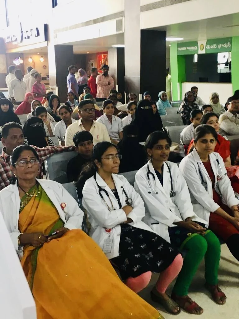 Breast Cancer Awareness Session at Thumbay Hospital, Hyderabad