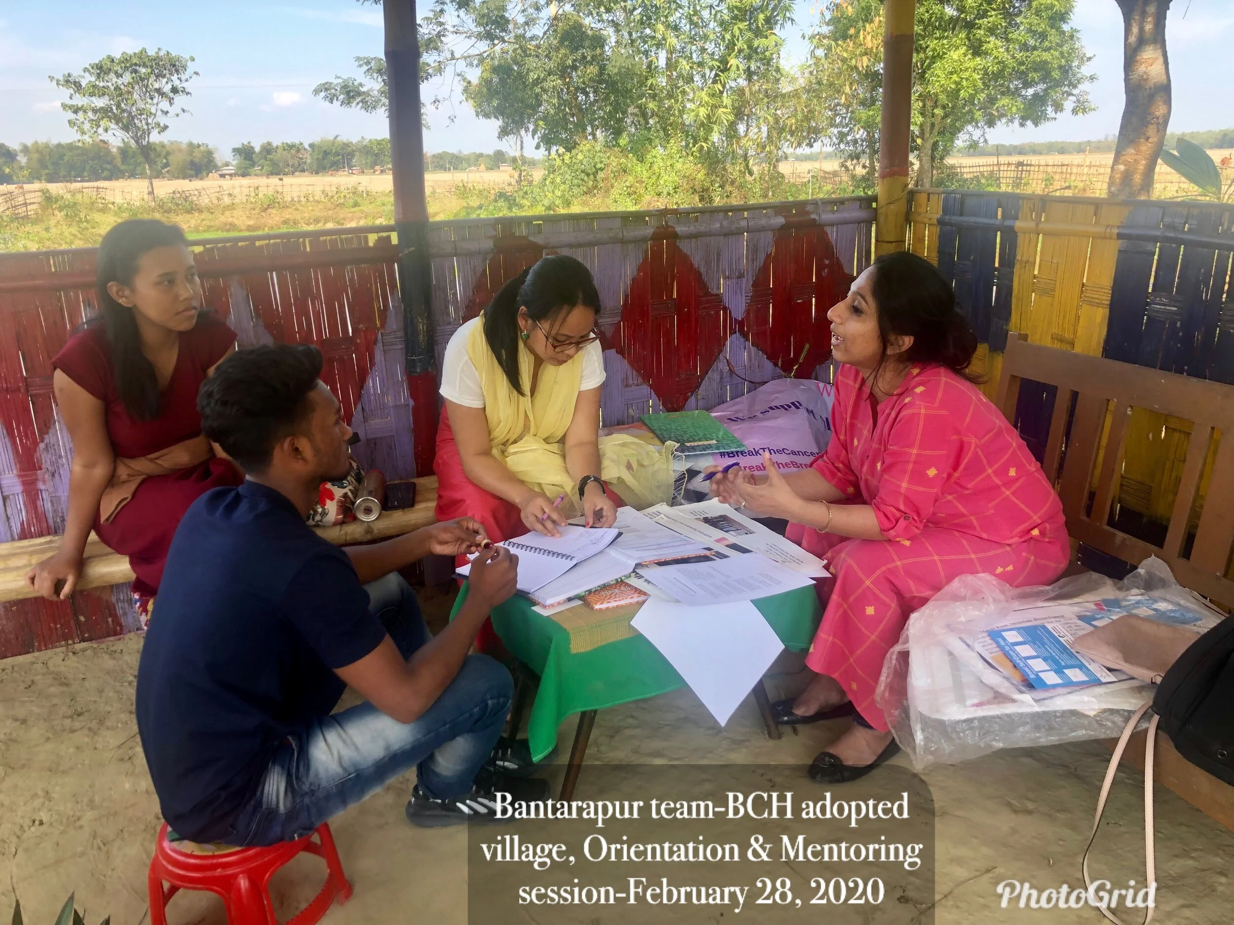 Orientation &amp; Mentoring session: BCH adopted village in Cachar district- Bantarapur, Manipuri community