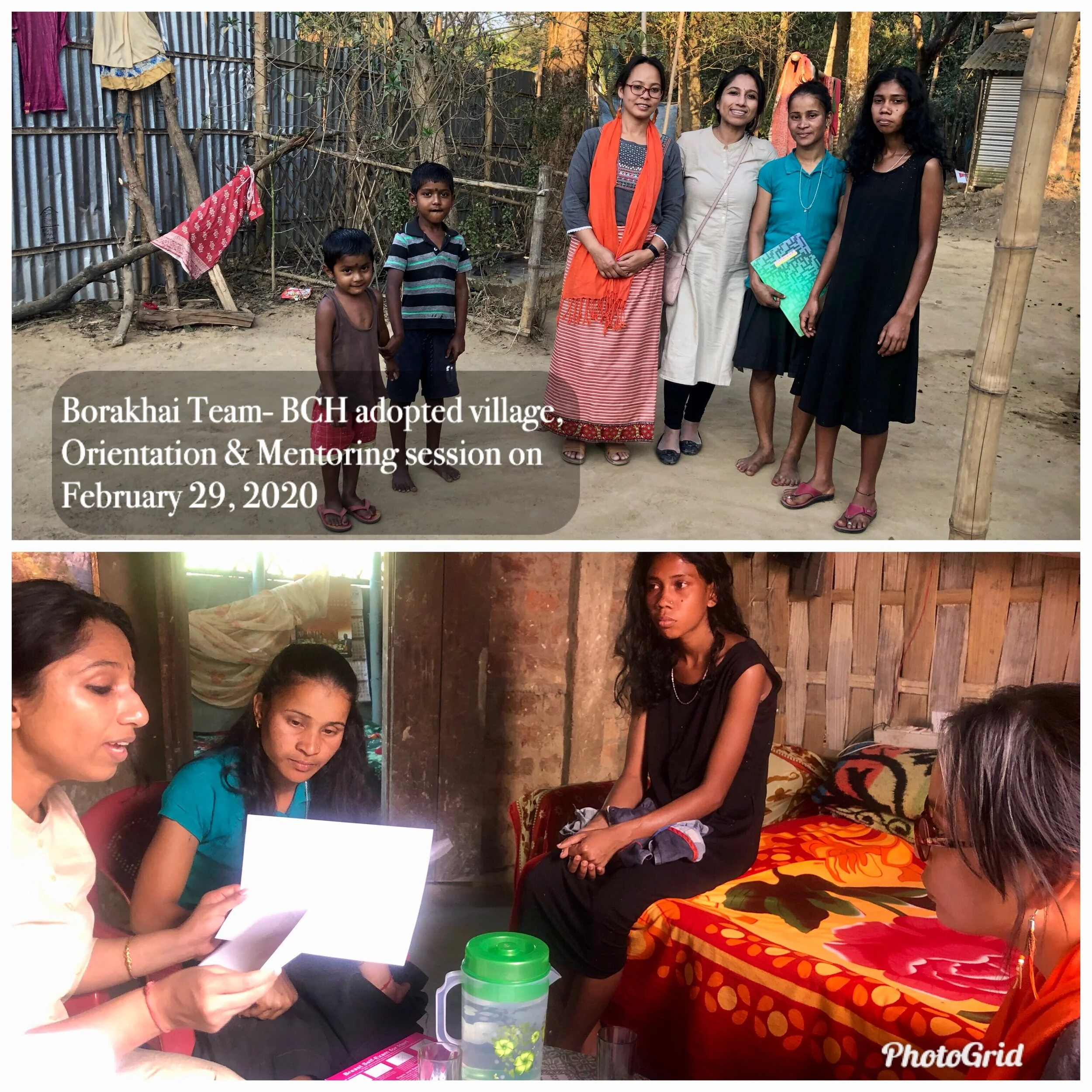 Orientation &amp; Mentoring session: BCH adopted village in Cachar district- Borakhai, Bhojpuri  community