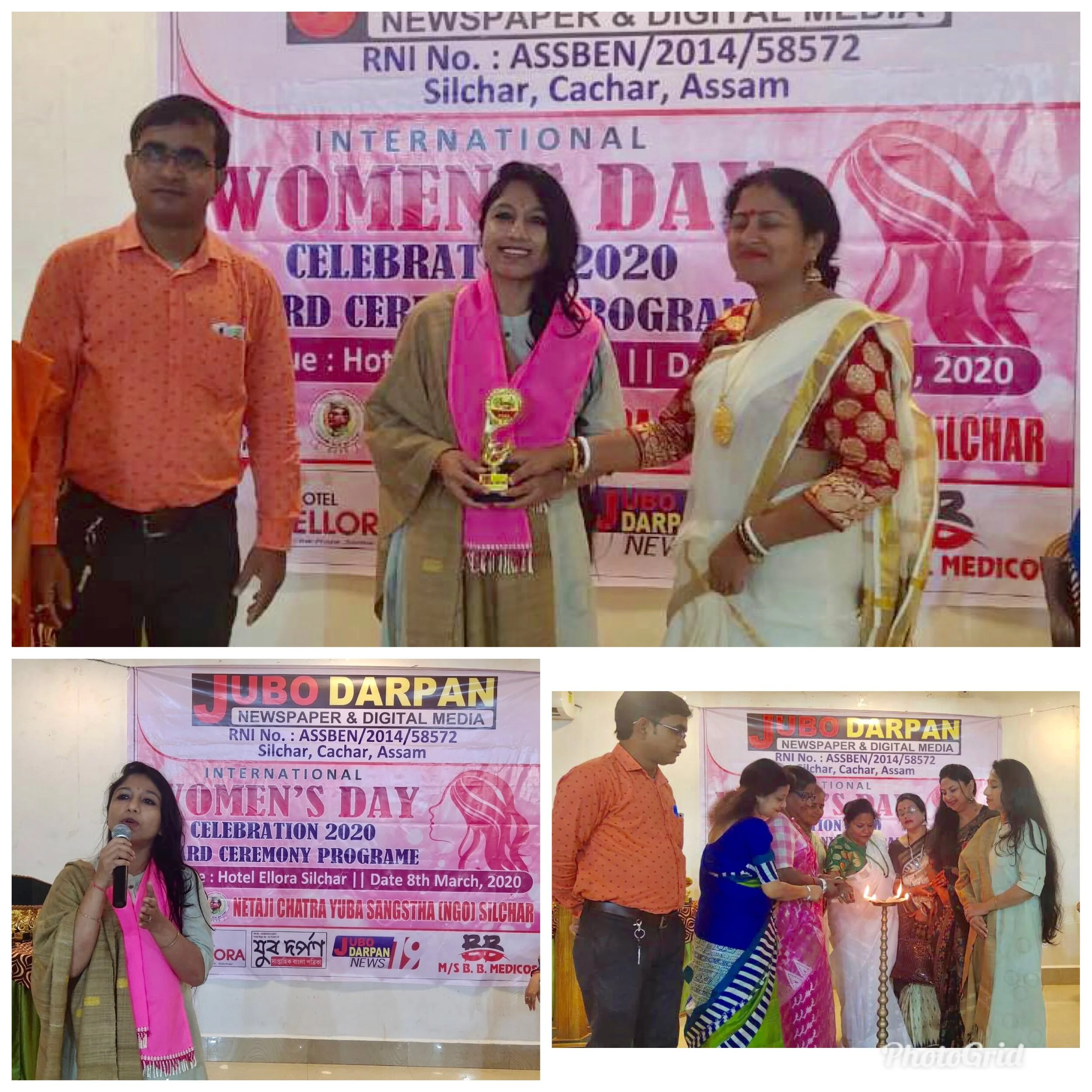  Humbled to be the Guest of Honor on International Women’s Day,2020-Jubo Darpan