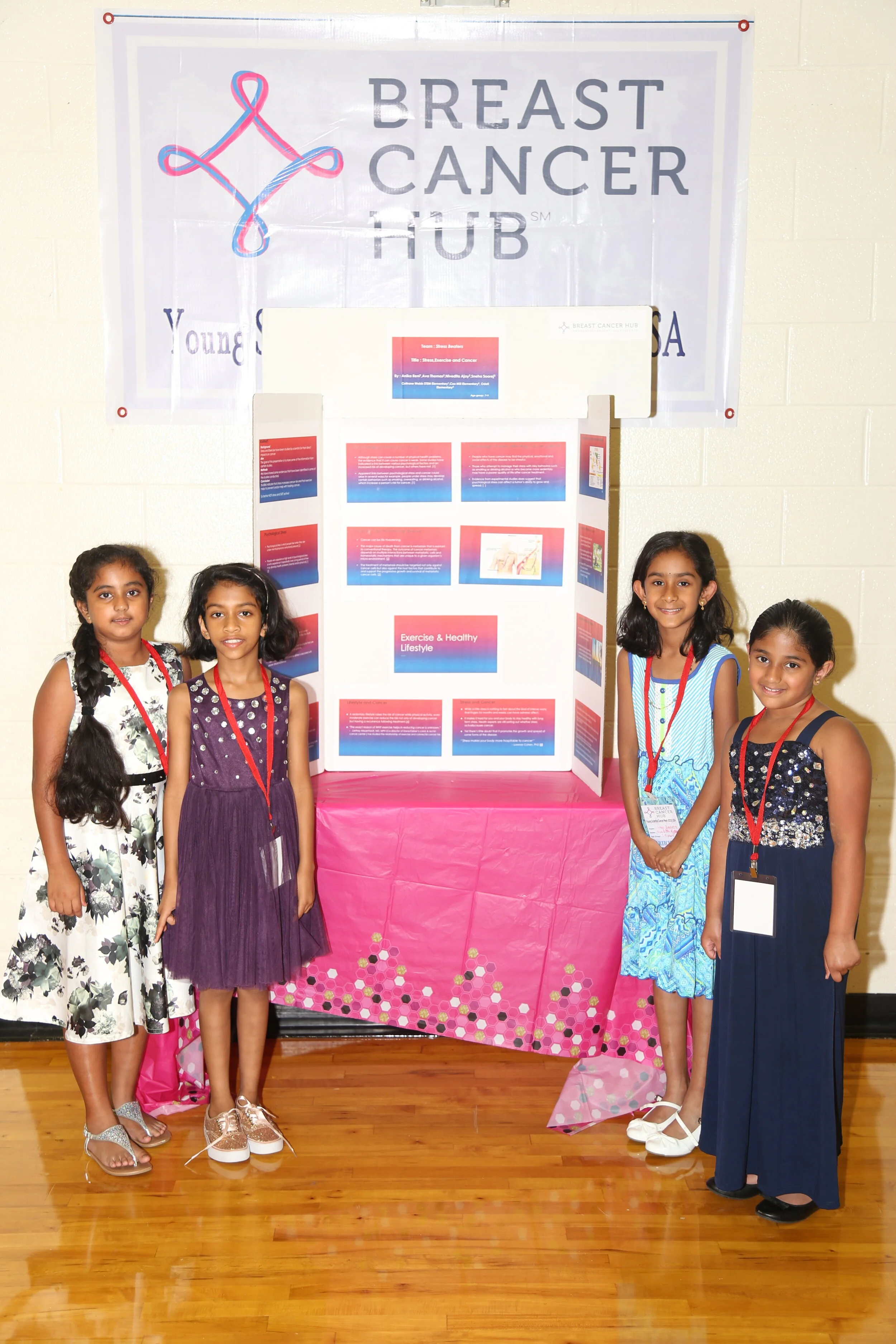 Stress Beaters (Stress,Exercise and Cancer); Anika Reni,Ava Thomas, Nivedita Ajay, Sneha Sooraj