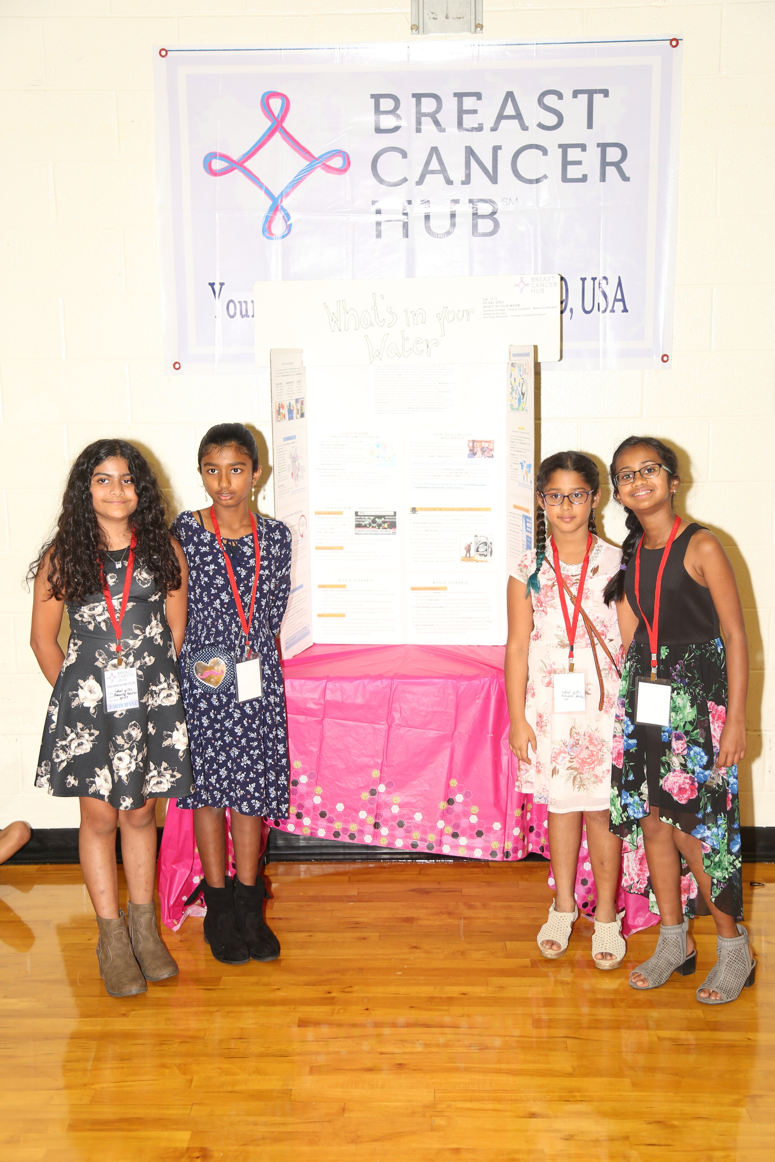 SO-BAL GIRLS (Water &amp; Cancer); Aahana Ghotge, Saanvi Gaddam, Reeva Gothoskar, Amanya Gourav 
