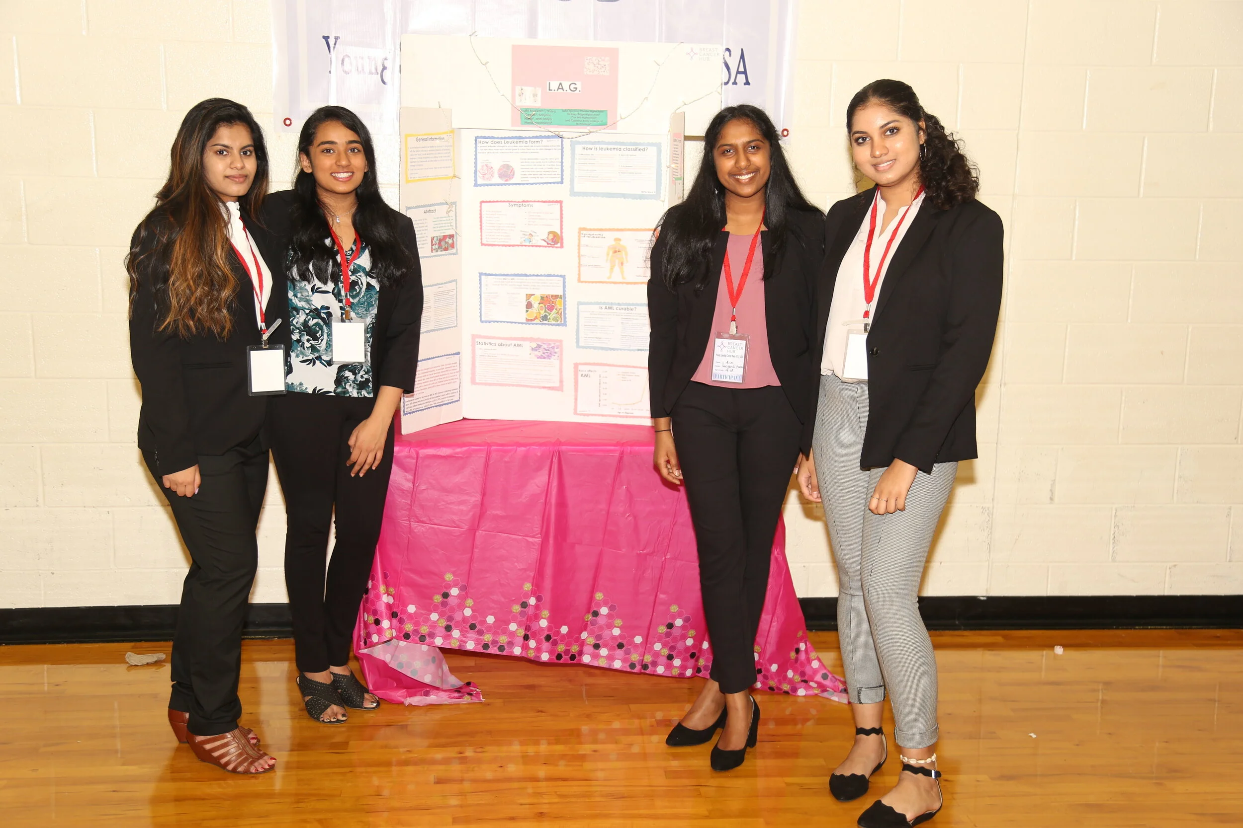 L.A.G. (Acute Myeloid Leukemia) Kruthi Mukkara, Shriya Geebu, Sanjana Nalla, and Shriya Nandimandalam