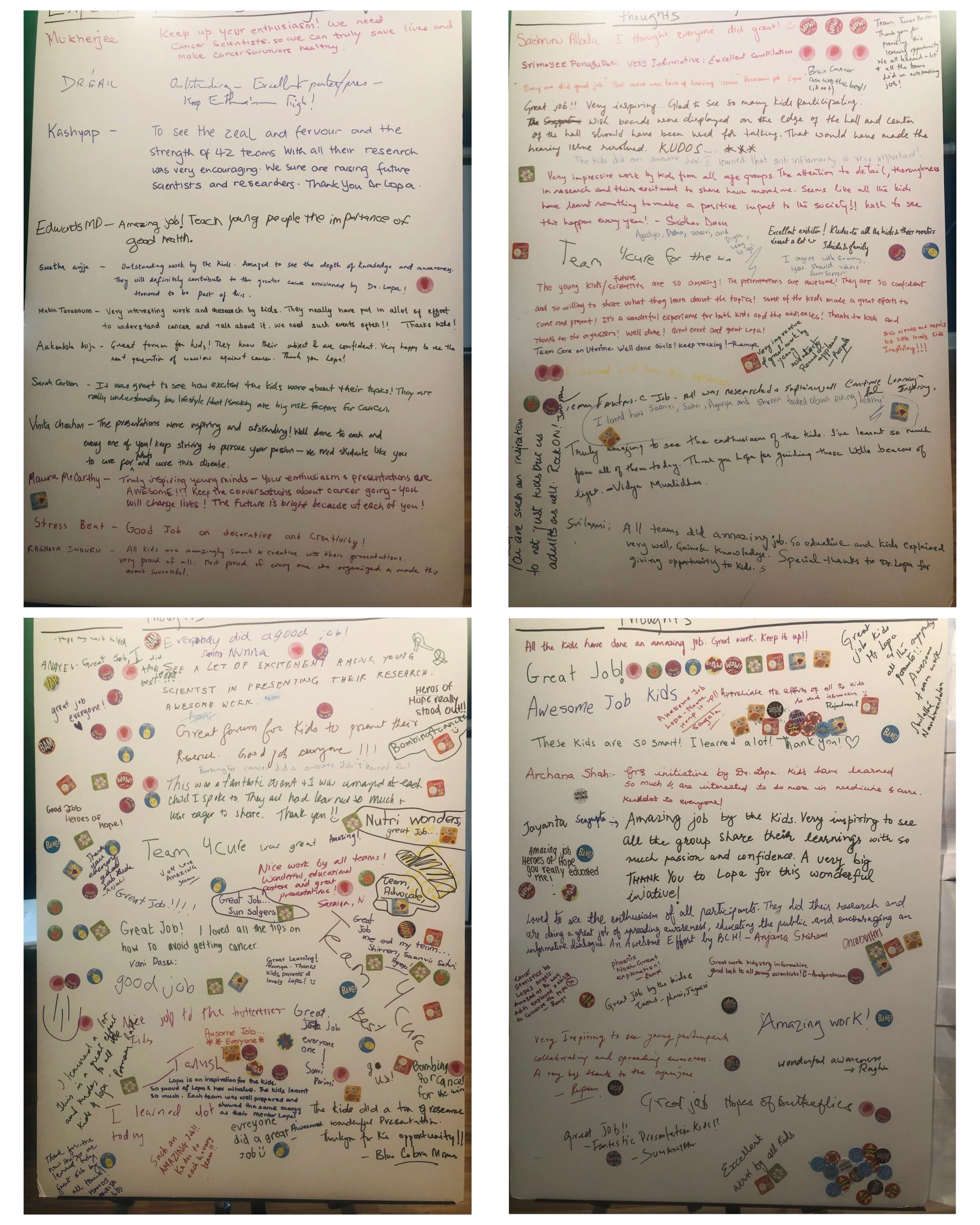 REVIEW FROM INVITED EXPERTS - ONCOLOGISTS,  CANCER ADVOCATES, CANCER RESEARCHERS (SCIENTISTS), GUESTS &amp; PARENTS