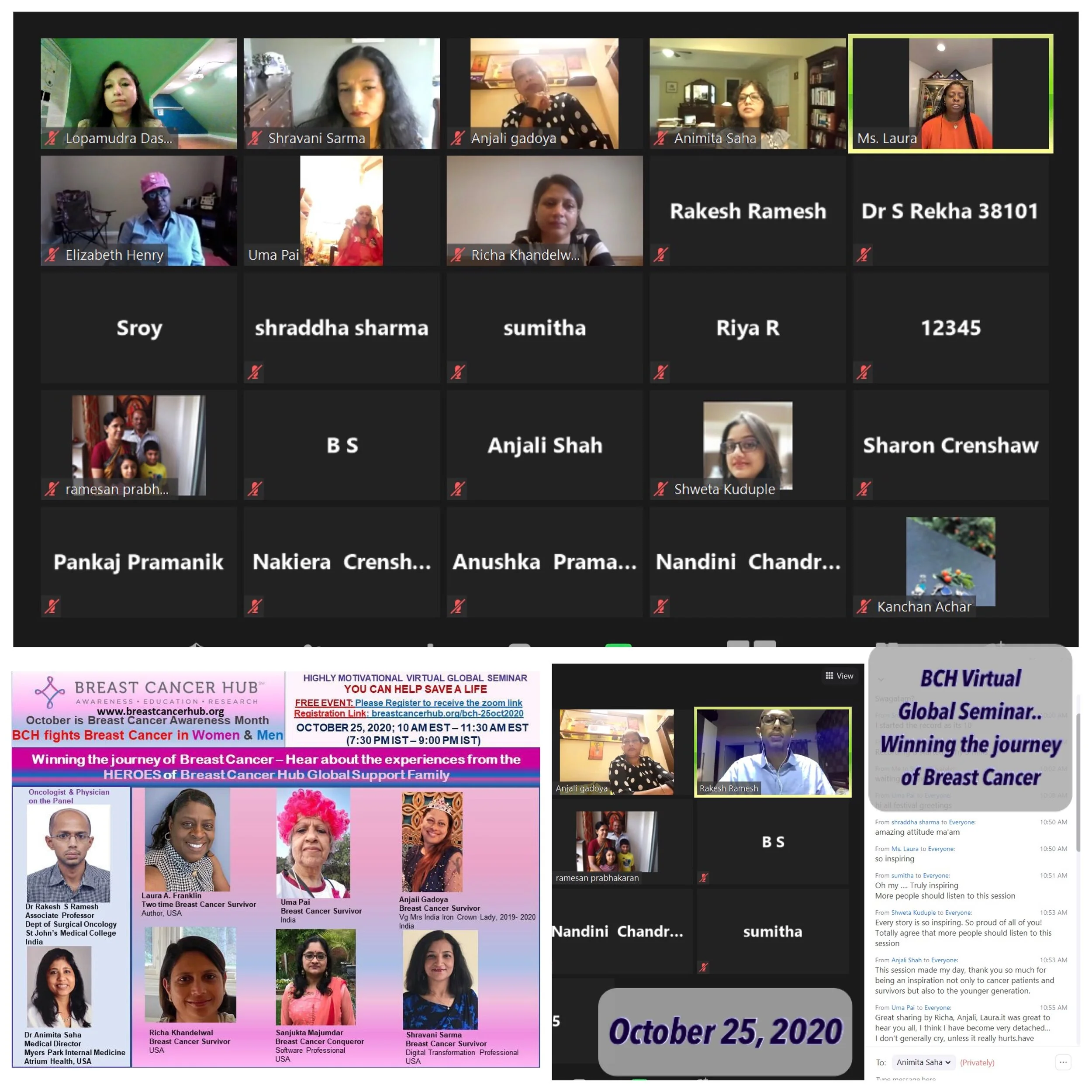 October 25, 2020: Winning the journey of Breast Cancer