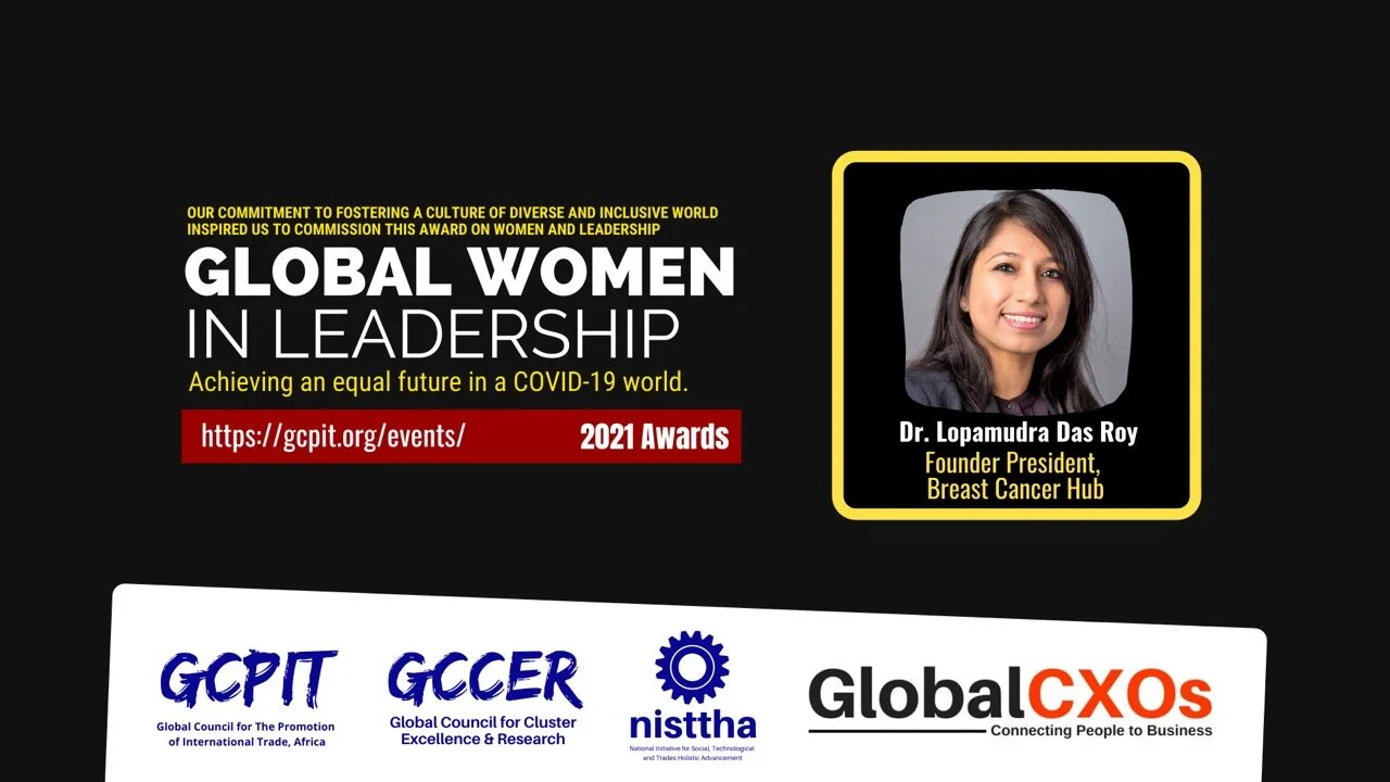 Dr Lopamudra Das Roy - Global Women in Leadership Award 2021