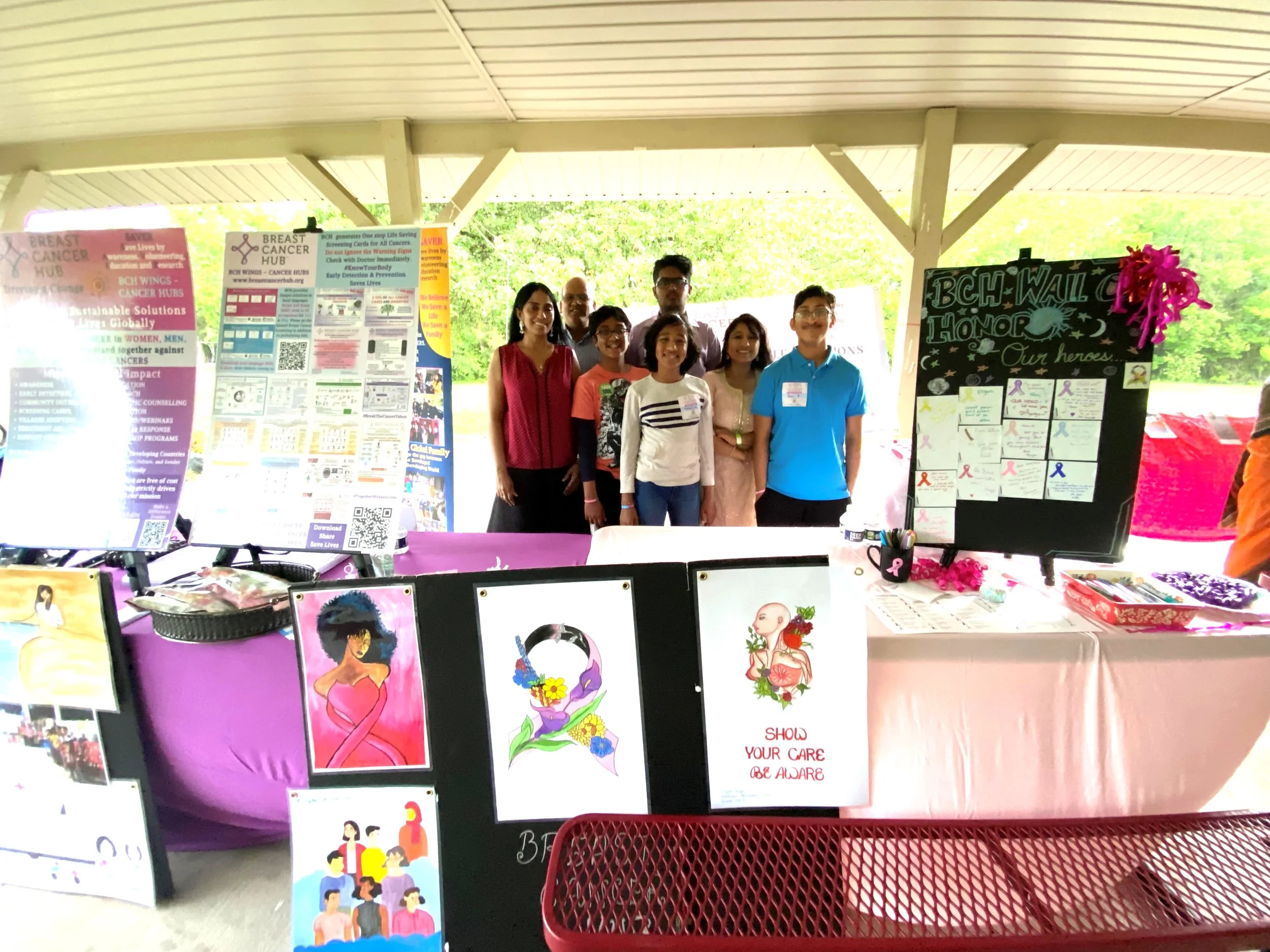 Honoring Cancer Fighters - BCH Community Outreach @ Hosto Shilpo Mela, Charlotte