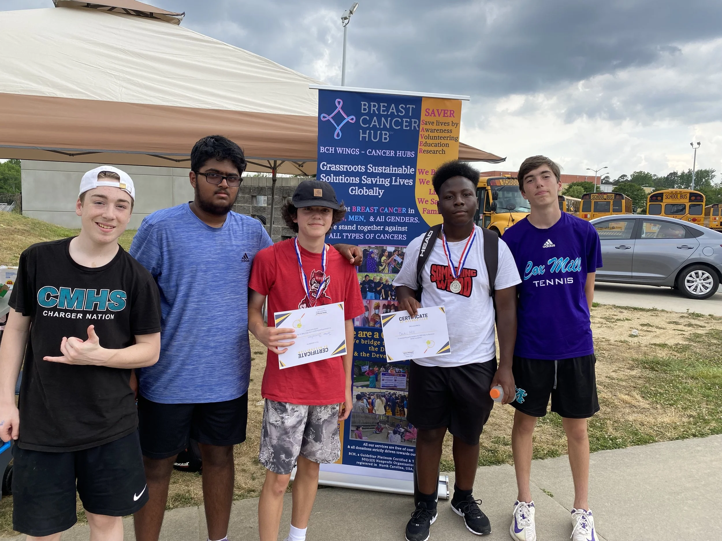 Tennis Tournament - Nithin and Team