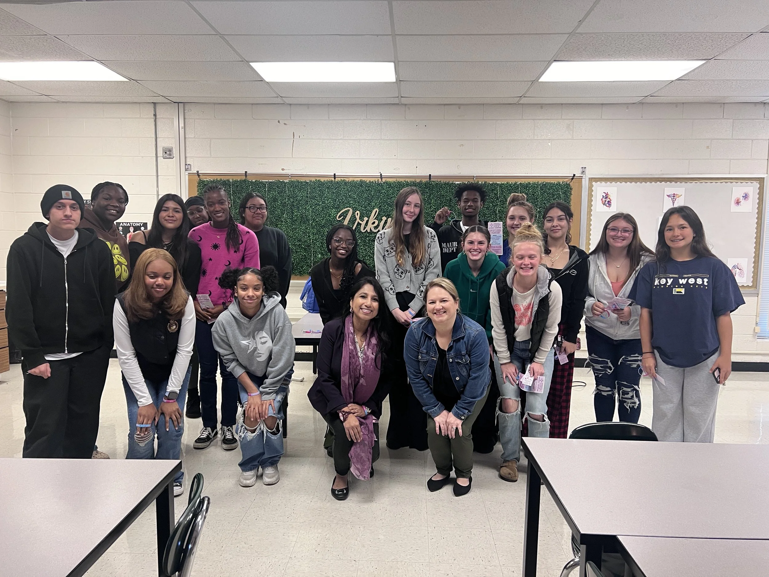 BCH Committee with HOSA in Central Cabarrus High School