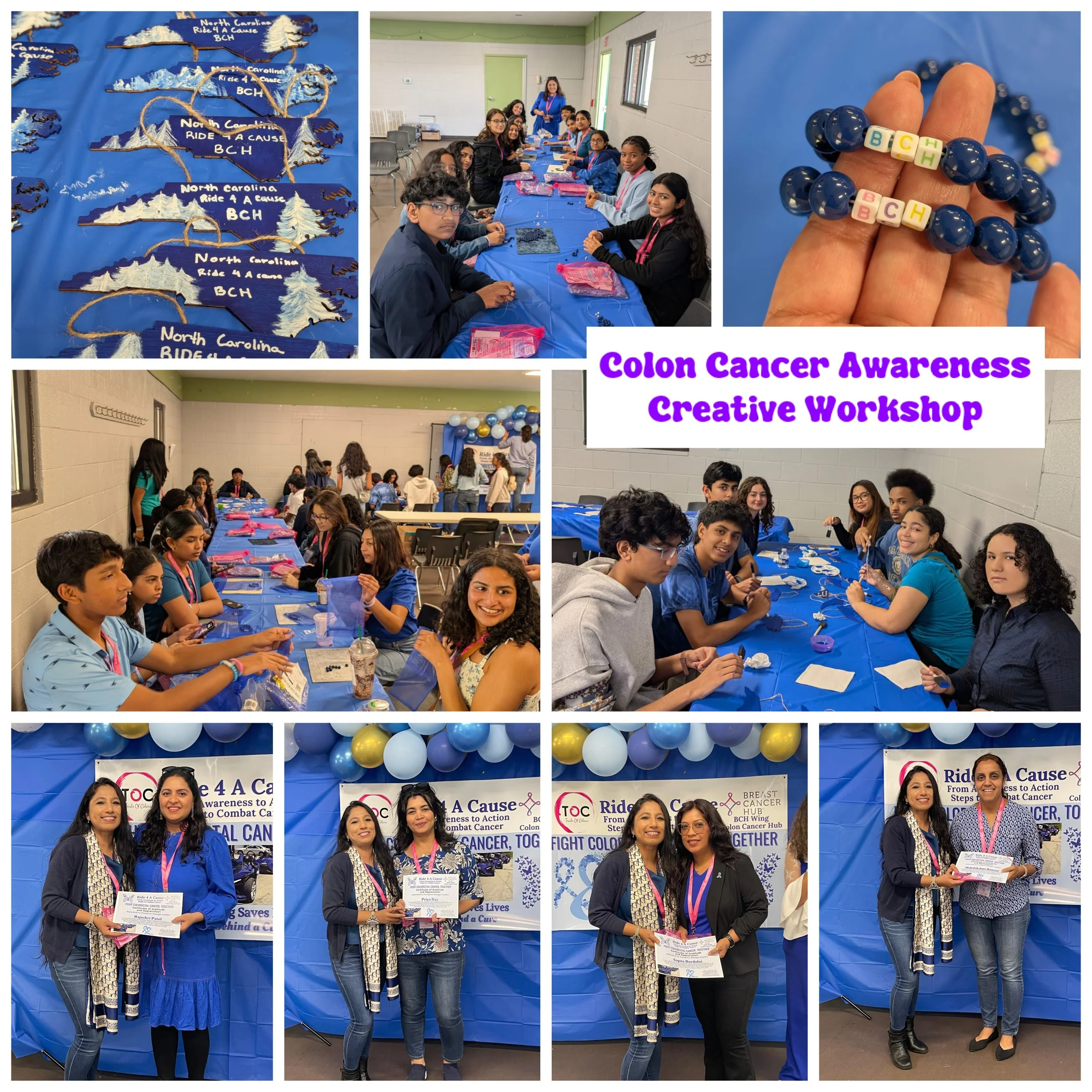 A Fusion of Colon Cancer Awareness, Craft, and Art