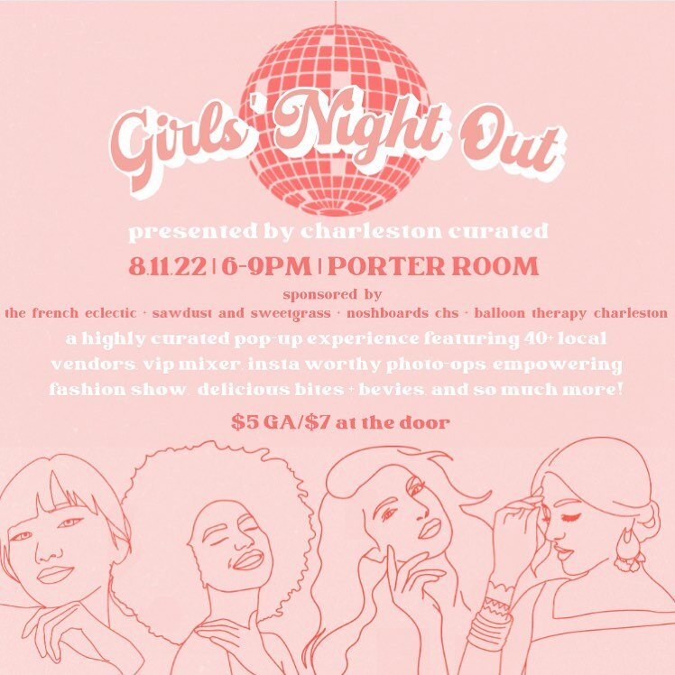 Only 3 more sleeps till Girls&rsquo; Night Out!!!

@thedesigndemon &amp; I have poured our hearts into creating this highly curated pop-up experience featuring 40+ femme-forward businesses, an empowering fashion show, insta worthy photo-ops, a cash b