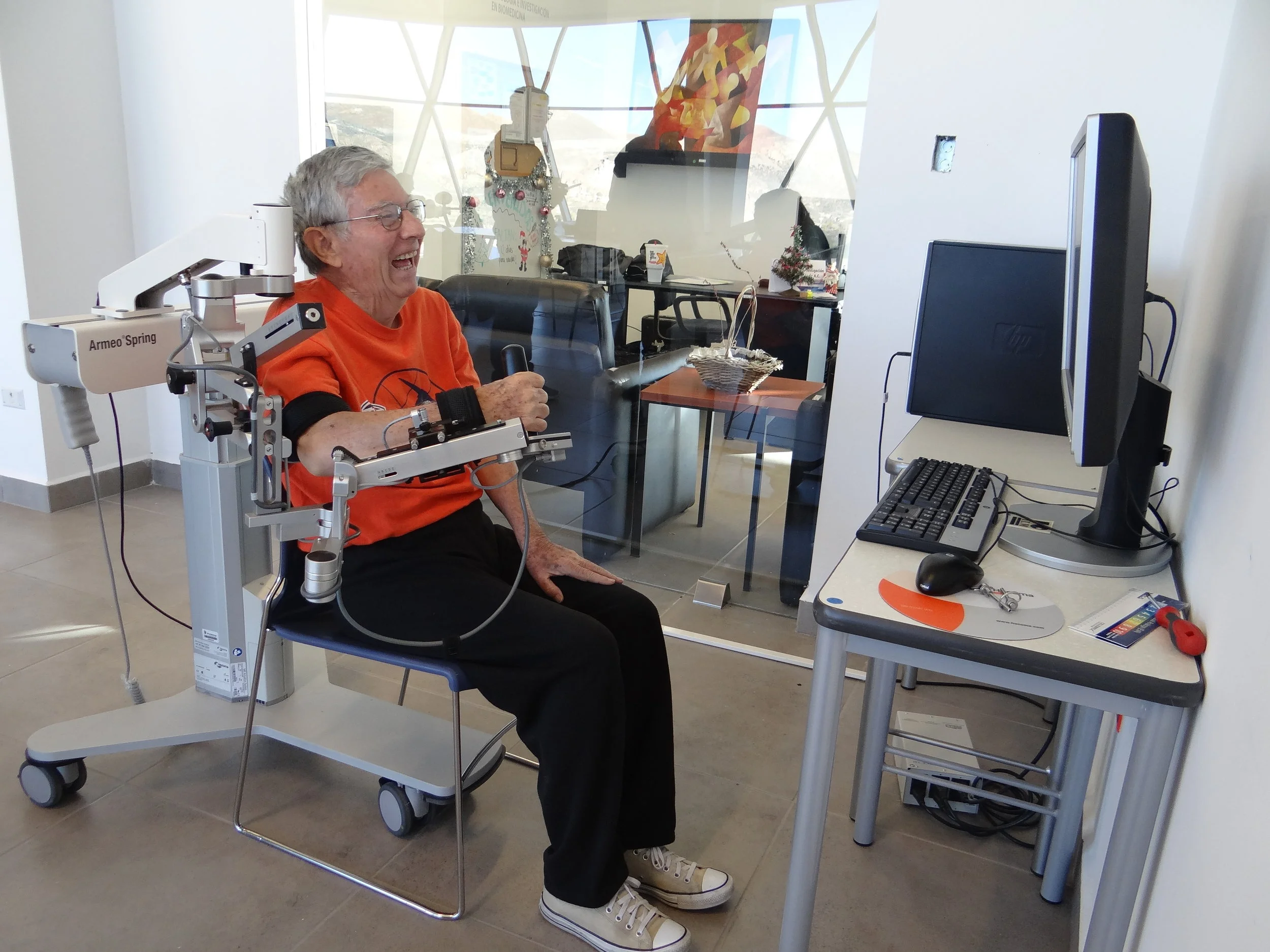 Gimnasio de rehabilitación robótica