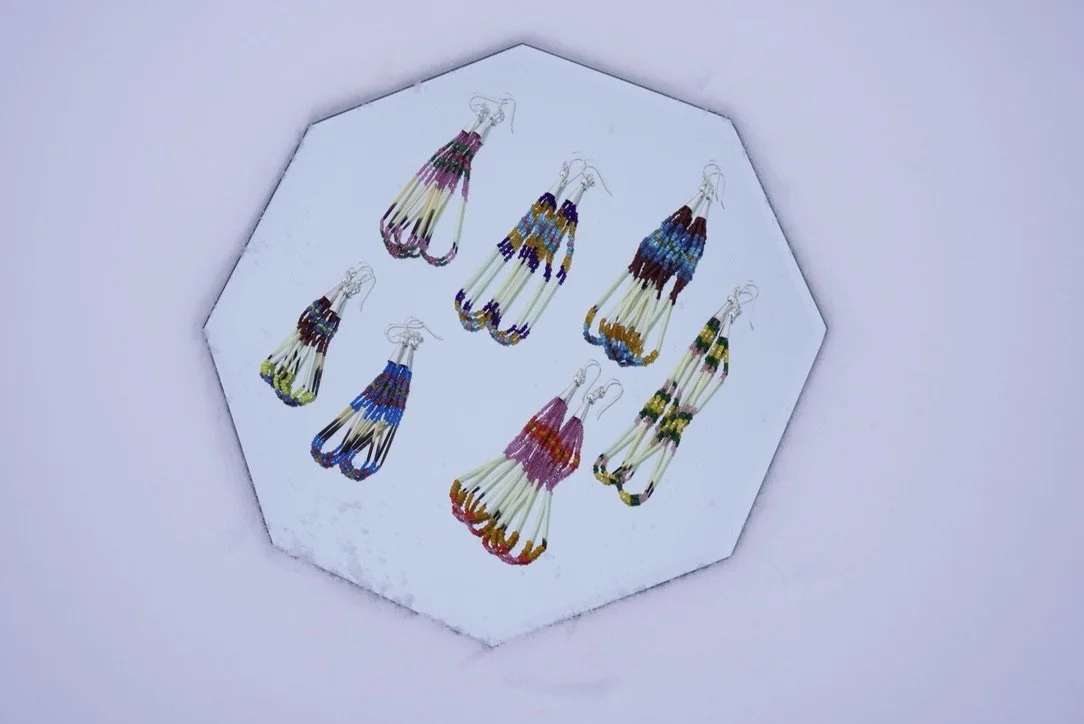 Triple Looped Quilled Earrings