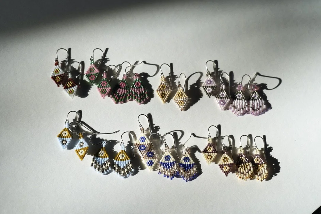 Small Beaded Florals