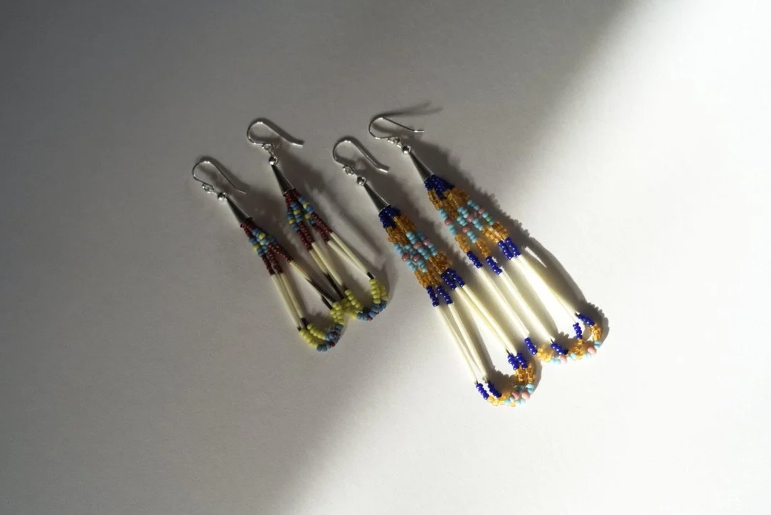 Double Looped Quilled Earrings