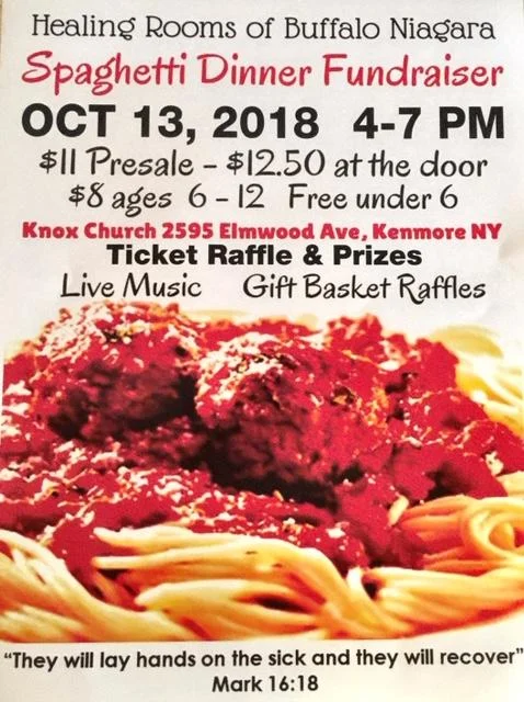 SPAGHETTI DINNER - October 2018