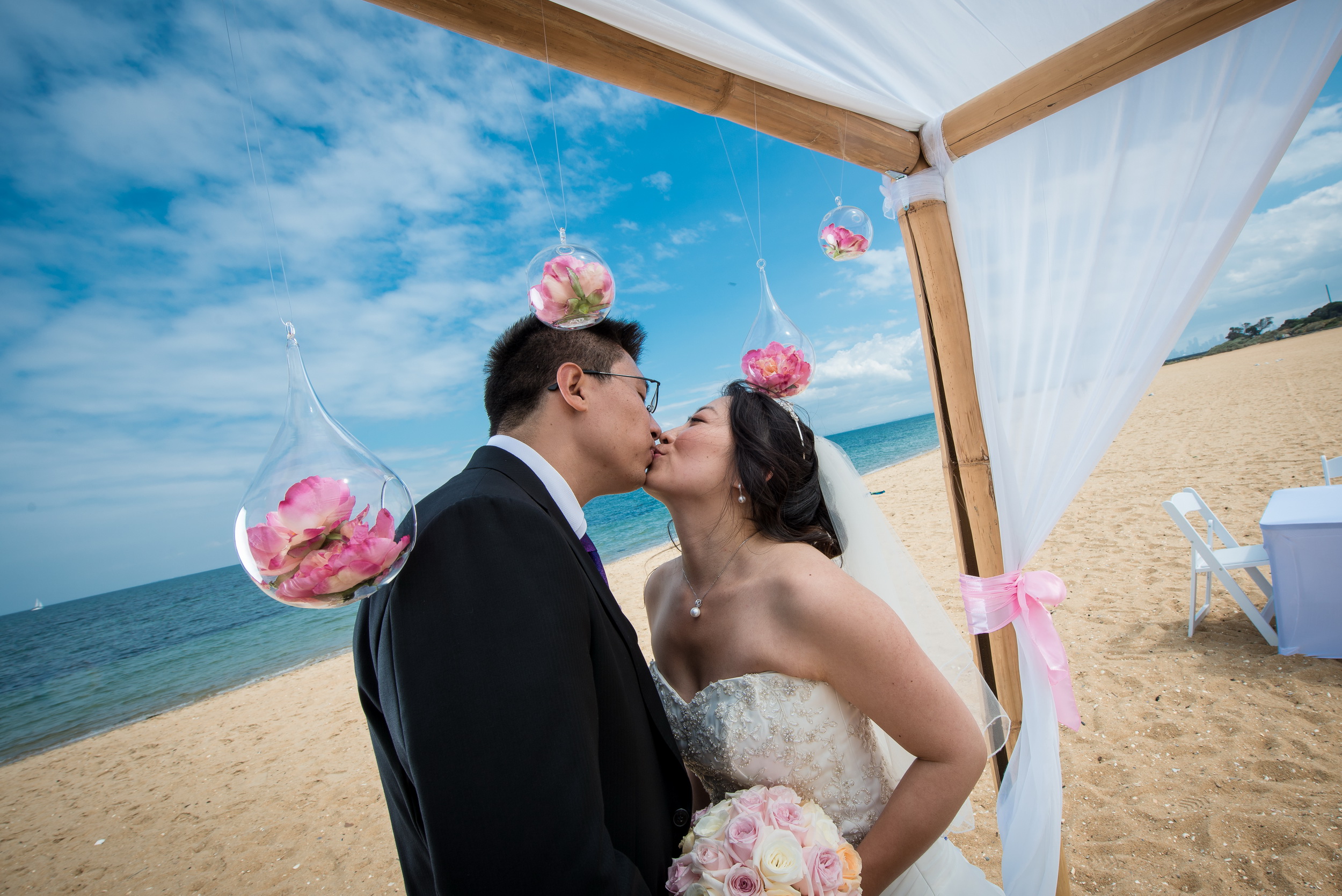 Brighton Savoy beach wedding