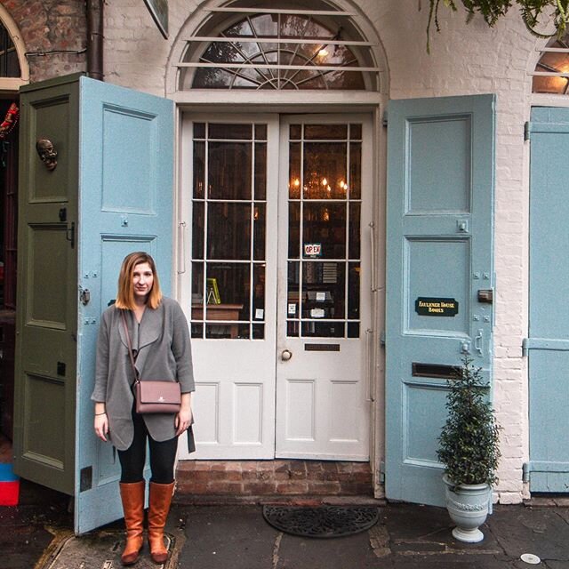 We spent a very rainy morning (see my rain soaked boots?) exploring the French Quarter. It was so fun, with one of the highlights being Faulkner House Books, the former home of William Faulkner! We just posted all of our pictures from the French Quar