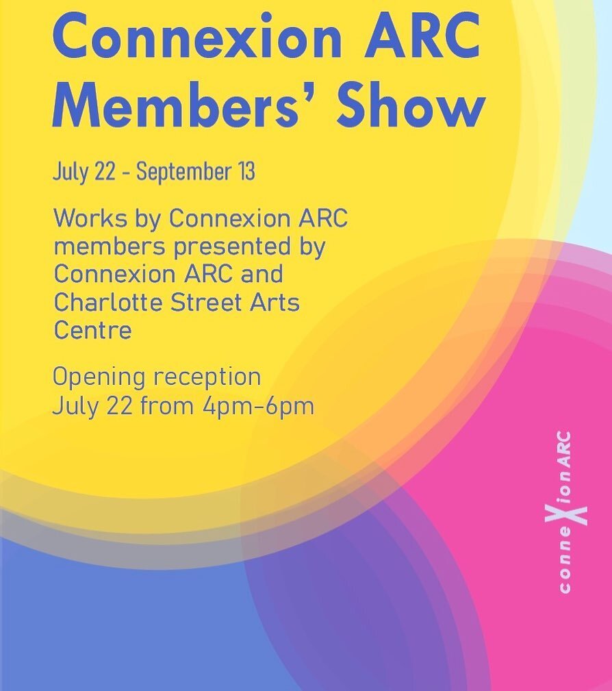 🎉You are invited🎉 Join us THiS Thursday from 4-6pm at the Charlotte Street Arts Centre for this inclusive event. No fee to attend.  Hosted by Connexion ARC there will be 8 other talented artists taking part. Join us and enjoy the art that we work s