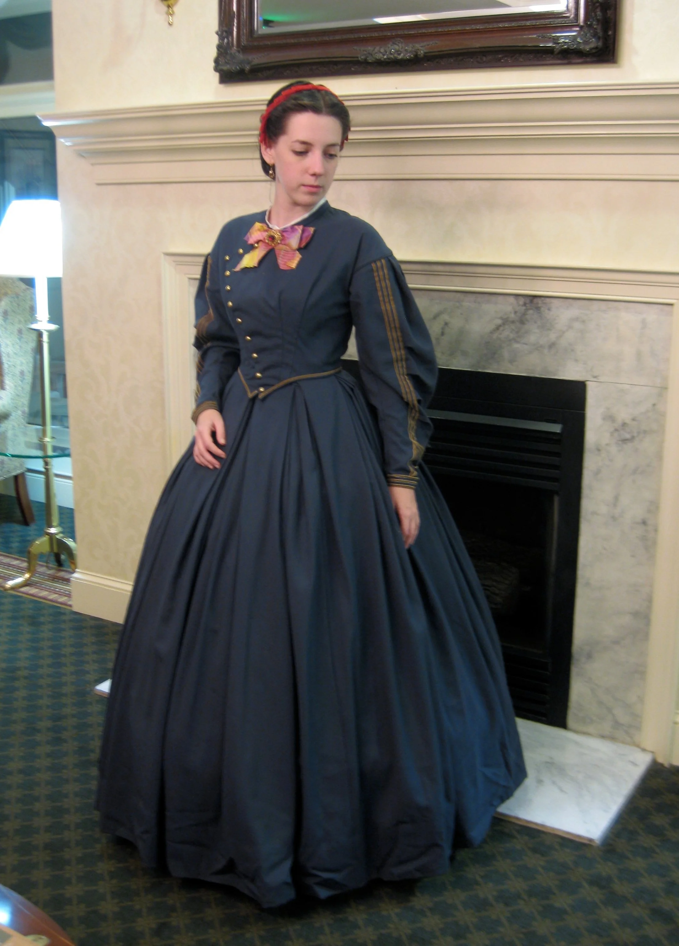 1860s Wool Day Dress