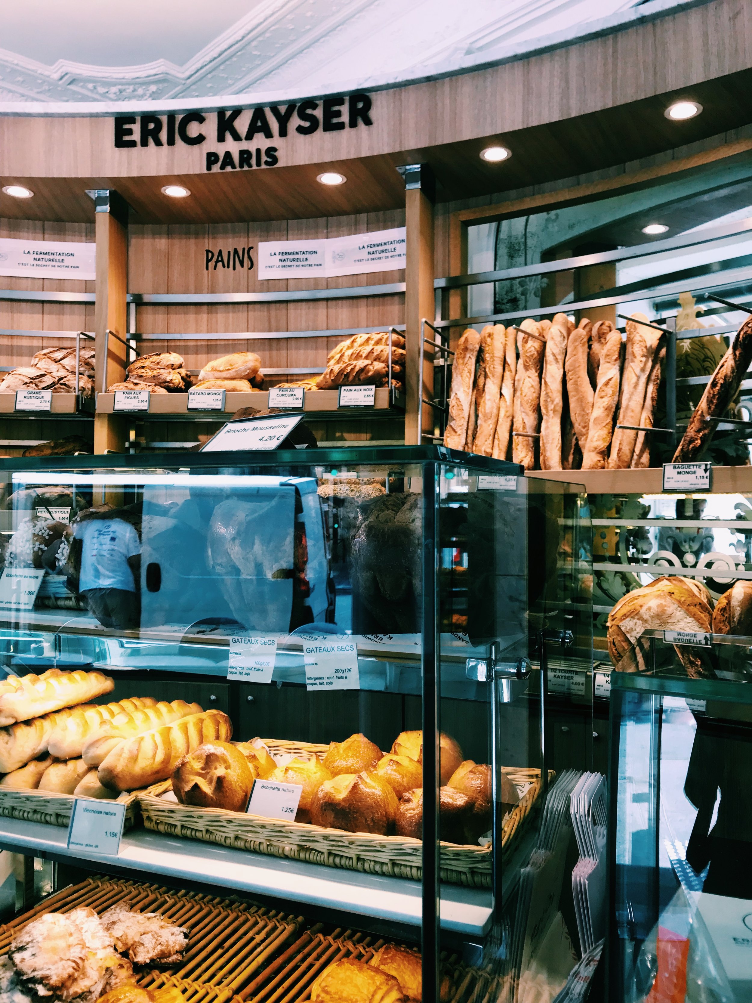 My favorite bakery in Paris, you must get their chocolate croissants!