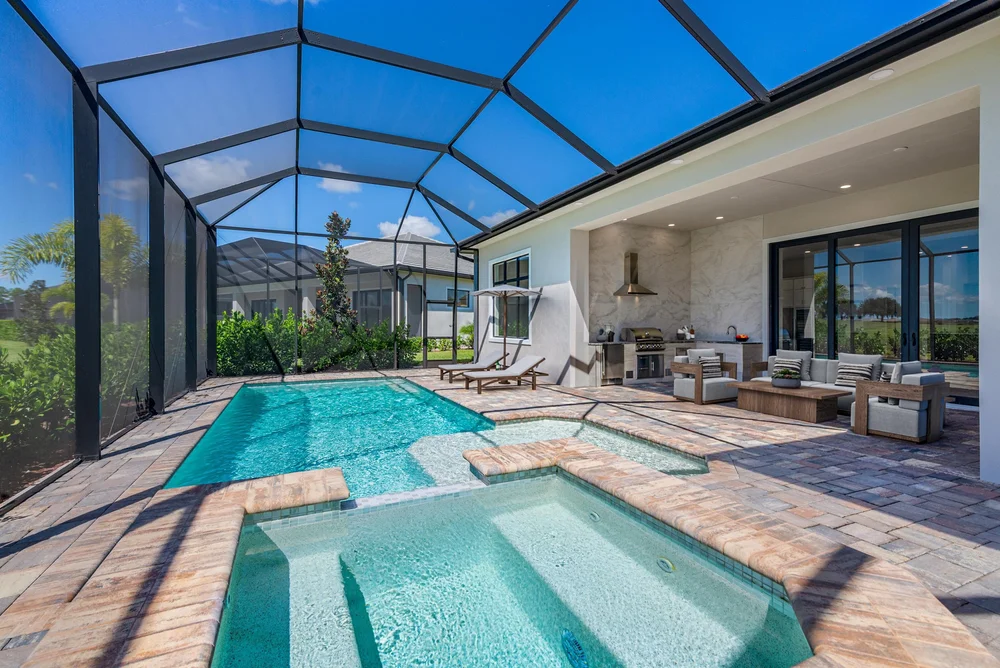 3389 Chestnut Grove Drive pool and screened lanai