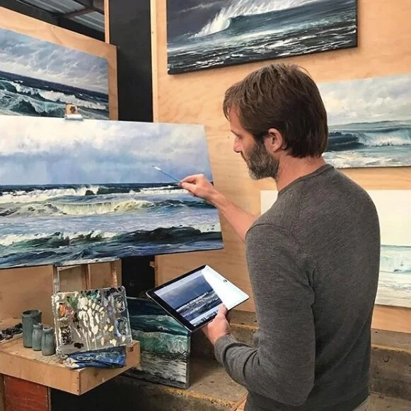 Scott Laurenson is a Victorian based artist with a love of the ocean. Visitors to the market enjoy watching Scott working on new pieces as he creates beautiful seascapes, layer by layer.  See Scott’s latest paintings and works in progress at the market this weekend!