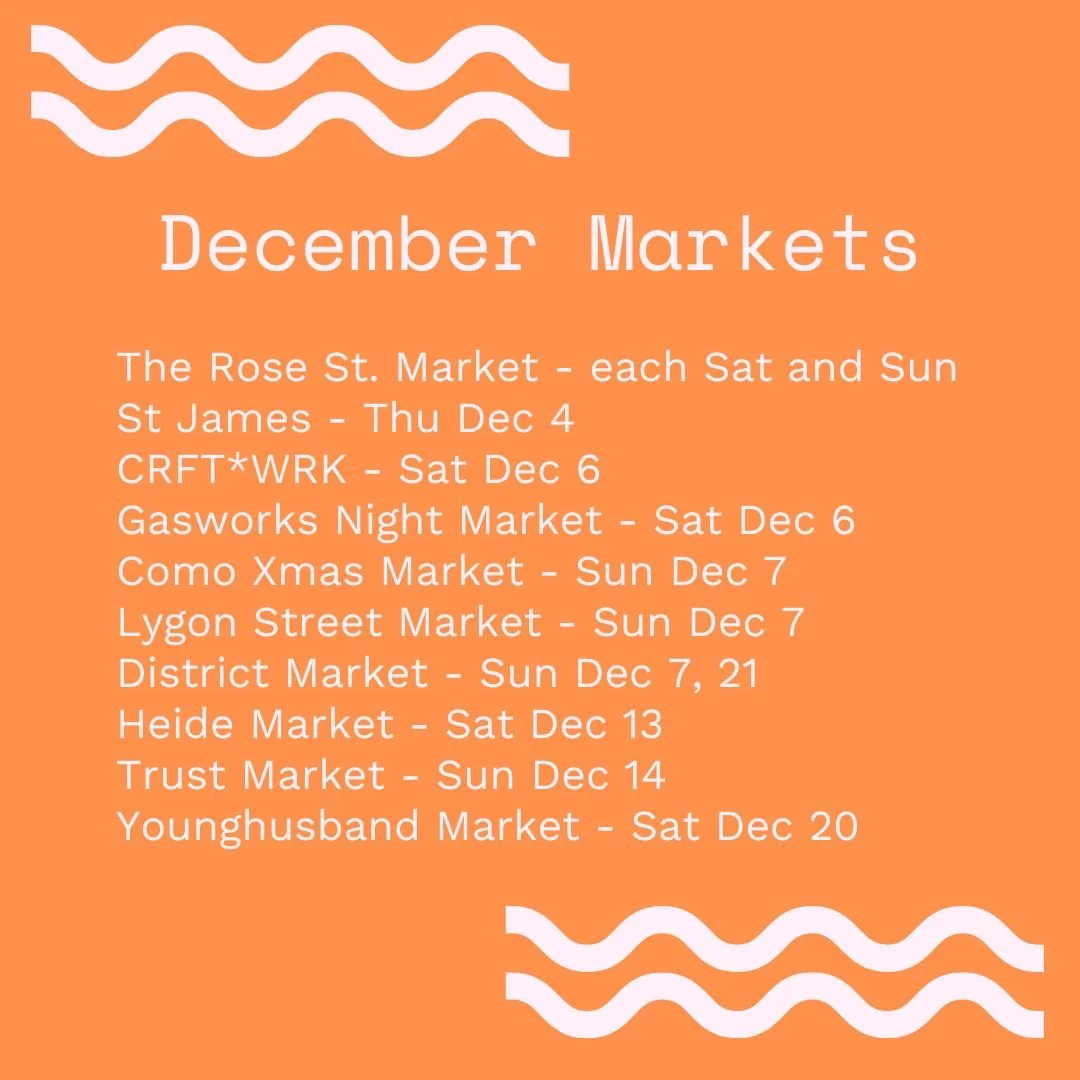 🎄 Here it is : Your Ultimate Christmas Market Shopping Guide! 🛍️

It's the most wonderful time of the year! Beyond our regular weekend vibes here at The Rose St. Market, check out all the incredible local markets we recommend for your Christmas sho