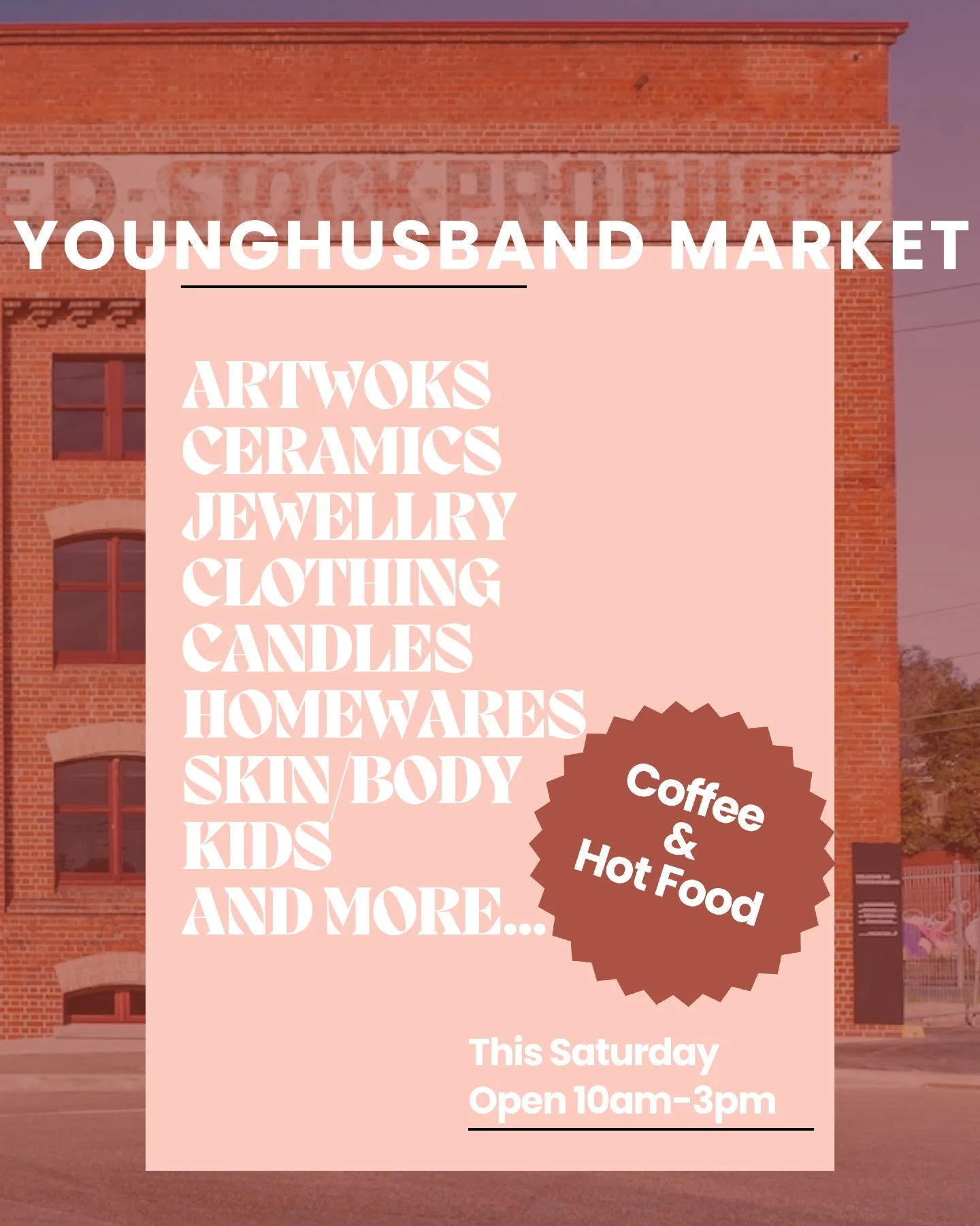 Forget the mall&mdash;come wander through history and snag something actually unique.
&bull; We have more than 50 stalls
&bull; Hot food and fresh brews on deck. 🥘☕
&bull; Free entry and bonus free transportation this time 😊
&bull; This Saturday | 