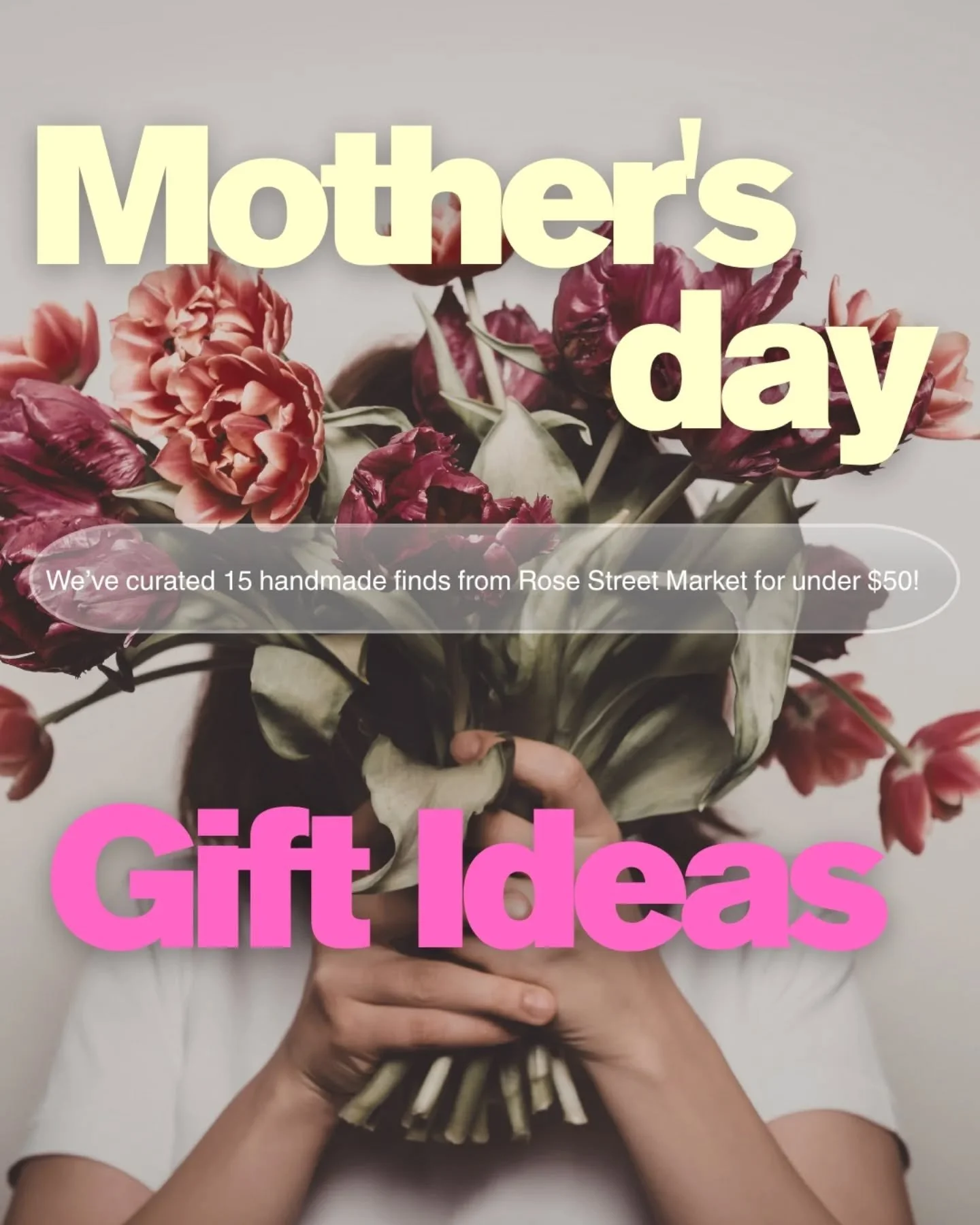 ​We&rsquo;ve curated 15 incredible handmade finds for under $50 to help you nail that Mother&rsquo;s Day gift without breaking the bank.
​But honestly? This is just the beginning.
​With dozens of incredibly talented local makers filling the market, y