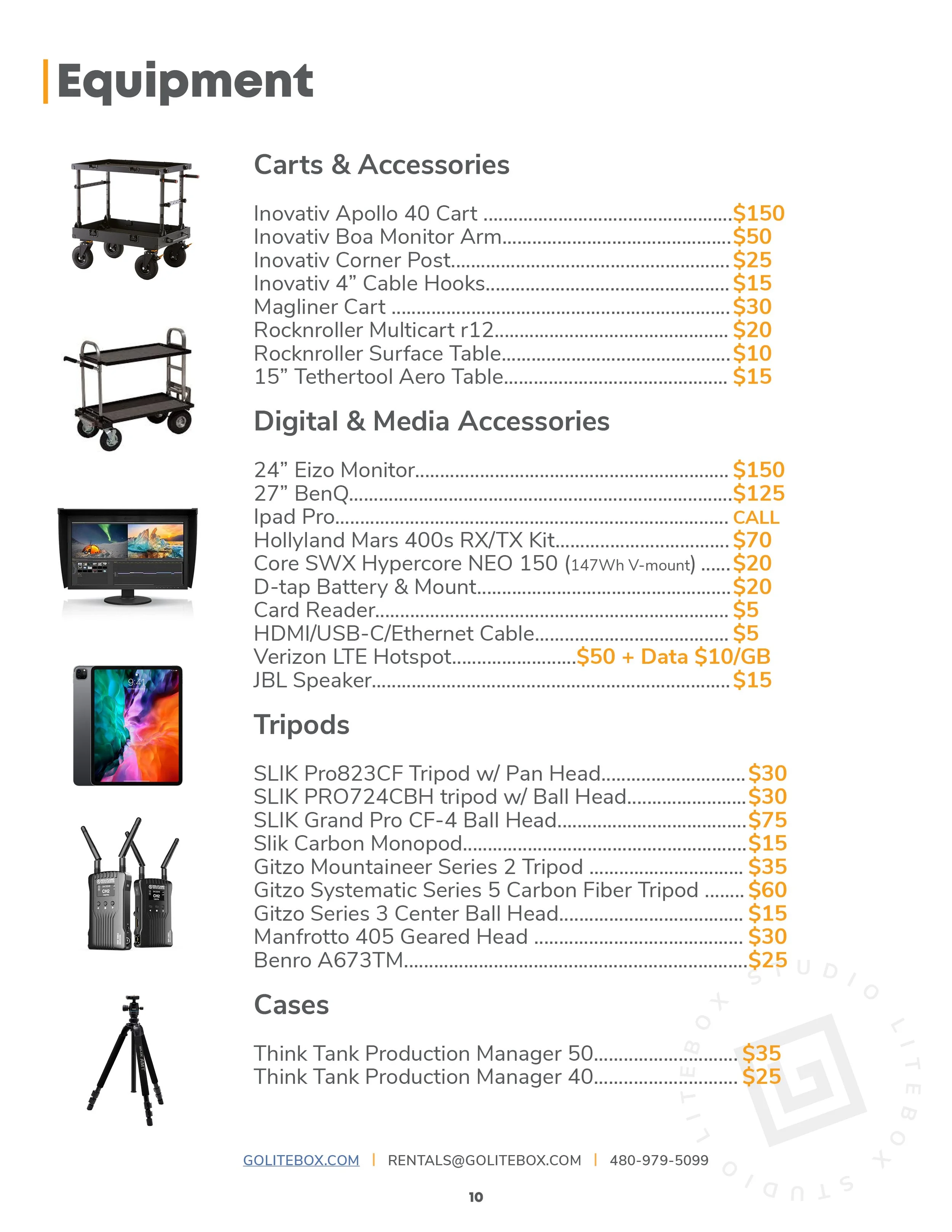 Phoenix Photography Gear Rental