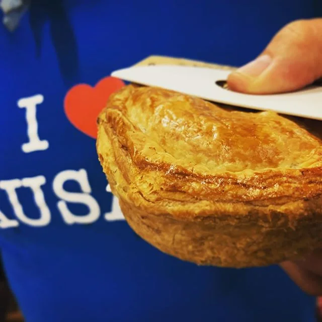 Baby it&rsquo;s cold outside but ohlala this will warm the very cockles... the very handmade, very delicious Beef Bourguignon pie is back exclusively yours this weekend at the @renaultfrenchfestival  make your way to the party people #verygood #tresbon