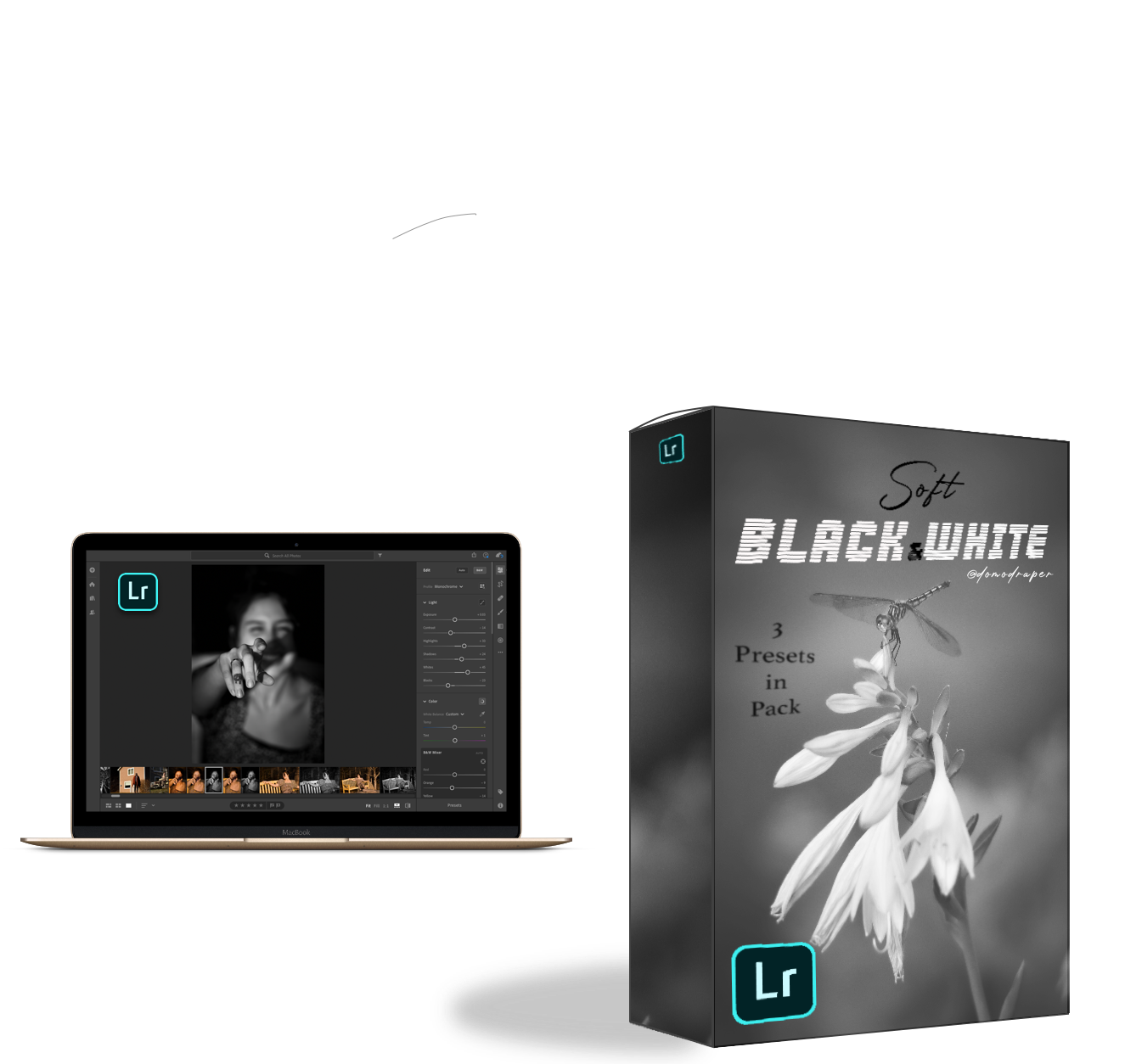 Soft Black &amp; White