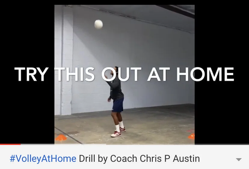 #VolleyAtHome Fun &amp; Useful Drill