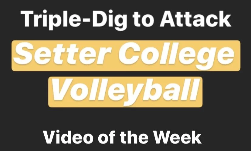 Volleyball Lesson #3 (Triple Dig to Attack)