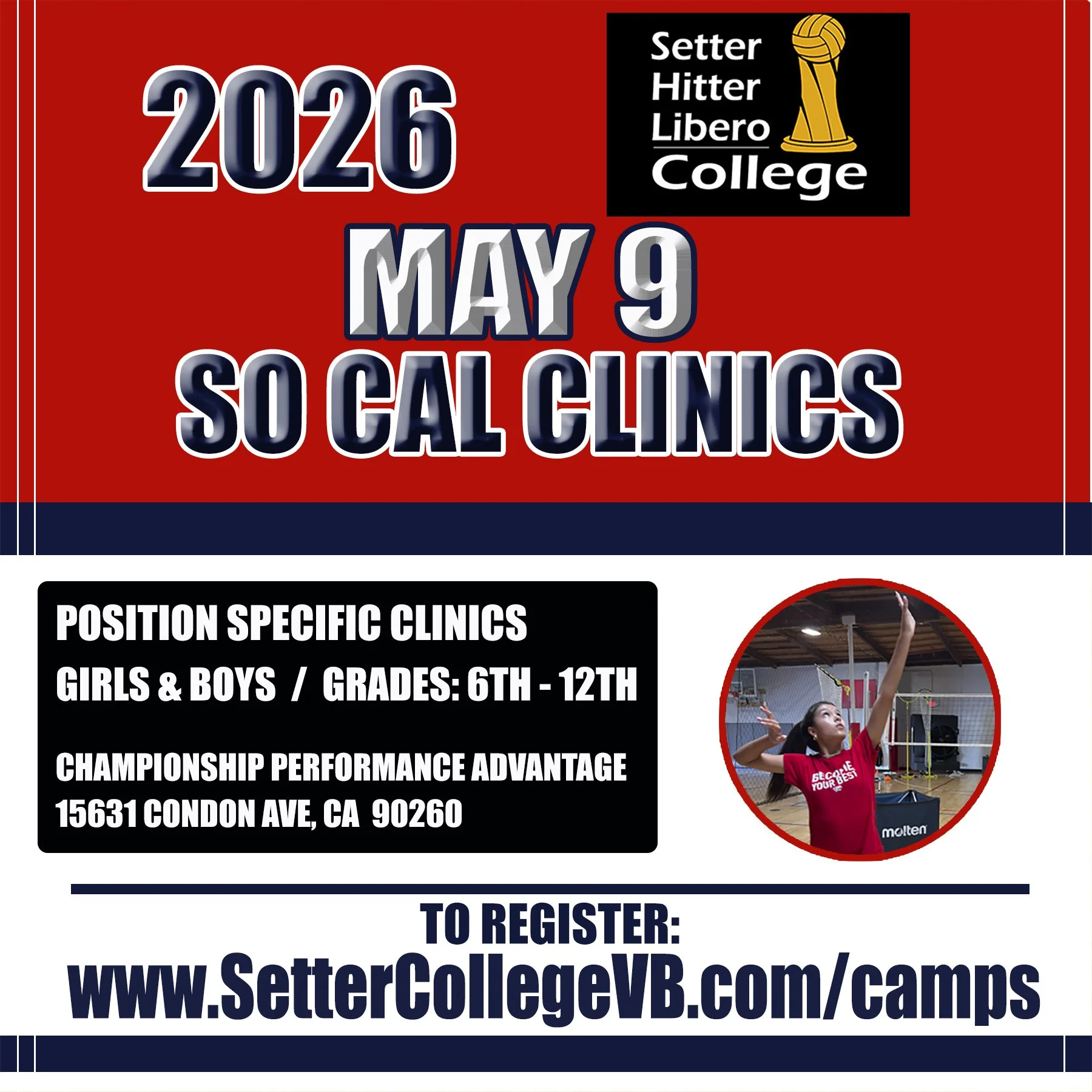 2026 MAY 9 SOUTHERN CALIFORNIA TECHNIQUE SCHOOL CLINICS | May 9, 2026