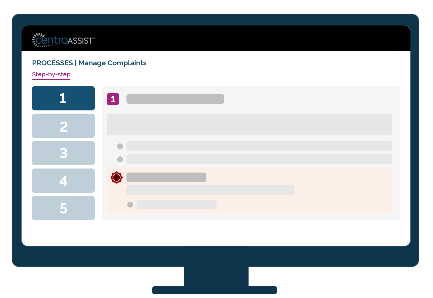 computer screen GIF showing QSF registration steps