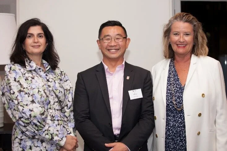 Left to right: Hilda Clune, PwC Global, Jatia Teoh, UNSW Business, Arahni Sont, Centro ASSIST