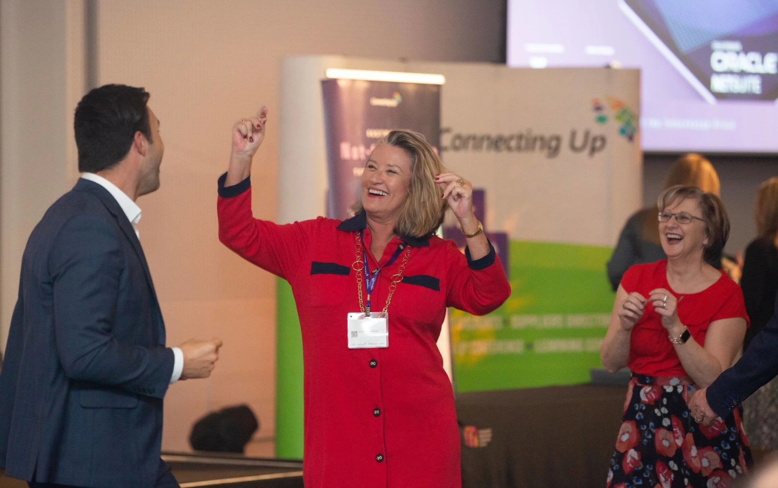 Digital transformation is so much fun - dancing at the Transform Awards Gala Dinner